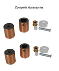 Complete accessories for Long Glass Door Handle With Dual Sided Design For 16 Inch Sliding Barn Doors Built To Last Slick Pull Handle
