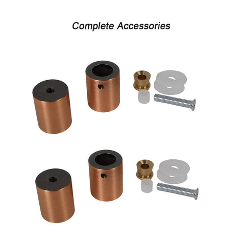 Complete accessories for Long Glass Door Handle With Dual Sided Design For 16 Inch Sliding Barn Doors Built To Last Slick Pull Handle