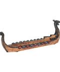 Resin dragon boat incense burner with dragon motifs elegant hand carved style traditional Chinese festival inspired gift