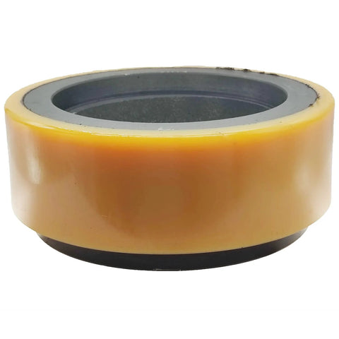 Side view of Drive Wheel Replacement 1115 220000 00 for Big Joe Electric Pallet Jack E30 EZ30 S22 P33, smooth roll surface.