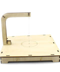 Electric Foam Cutter Table For Pro Grade Foam Crafting With Adjustable Temperature Hot Wire For Classroom Demos And School Projects Ideal For DIY Foam Models And Teaching Aids, beige tabletop unit with hot wire.