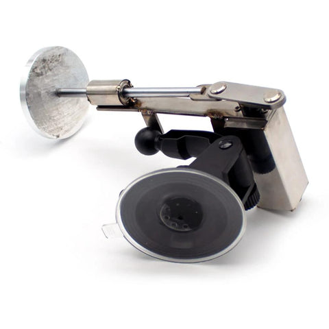 Beefy Mini Telescopic Linear Actuator with 60mm Aluminum Plate and 39mm Stroke 12V Motor showing stainless steel mechanism