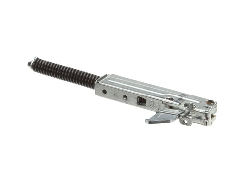 Genuine OEM Replacement Door Hinge E27 For Model M233294, heavy-duty door hardware, side view, spring mechanism visible, made in USA