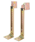 Ten Gear Adjustable Lift Support Hinge With Pneumatic Lift System shown with metal construction and mounting plates.