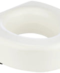 5 Inch Elevated Toilet Seat Riser For Seniors With Round Bowl Slip Resistant Pads Cushioned Comfort Easy Sit To Stand Boost
