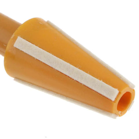 Close-up of BT30 Spindle Cleaning Rod And Brush Set For Metalworking Plastic Taper Wipe Cleaner with round orange head