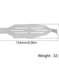 Losi Micro B 1/24 2WD RC Car Chassis Frame Upgrade Kit Stainless Steel Guard Plate dimensions and weight view