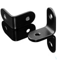 1 Inch Steel L Brackets Set With Pre Drilled Holes And Included Screws, Black Finish Rust Resistant, Ideal For Small Shelves And Light Duty Projects, 90 Degree Corner Support, Durable Construction For Quick DIY Mounting