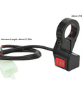 3 Speed Handlebar Control Switch for 22mm Grips Slim 5mm Thick Design for Electric Bikes Motorcycles Scooters and ATVs Easy Install
