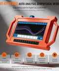 Auto Analysis Water Detector 300M Geophysical Prospecting Gear with orange casing and digital display for geological exploration.