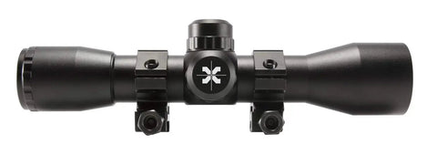 4x32mm Scope For Umarex AirSaber And AirJavelin Arrow Guns Black 1-Inch Aircraft-Grade Aluminum Tube Nitrogen-Filled Fog-Proof With Air Archery Ballistic Reticle For 70+ Yard Dead-On Accuracy 0-30 40-50 51-60 61-70 Yards