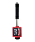 Leeb Hardness Tester With D Type Impact Device For Metal And Steel OLED Color Display 6 In 1 Scales HL HV HB HRC HRB HRA HS Rechargeable Lithium Battery 170 To 960 HLD, red handheld unit