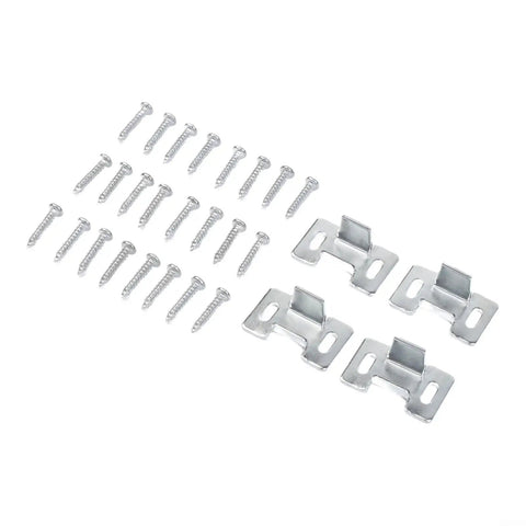 Push To Open Cabinet Latch Set Four Pack, Spring Loaded Door Catch Hardware, durable steel construction, screws included