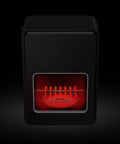 Next Level Bean To Cup Coffee Machine With Automatic Espresso Brewing shows heating element with glowing red lights.