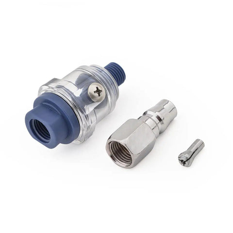 Slick 17 Piece Micro Air Die Grinder Kit Pneumatic Pencil Tool With 1/8 And 3/32 Inch Collets high-quality air connector and fittings.