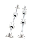 High Precision Linear Guide Rail Kit With SCS10UU Bearings And 10mm Optical Axis Rod Plus Four SK10 Shaft Supports For Smooth 3D Printing And CNC Build, two rails