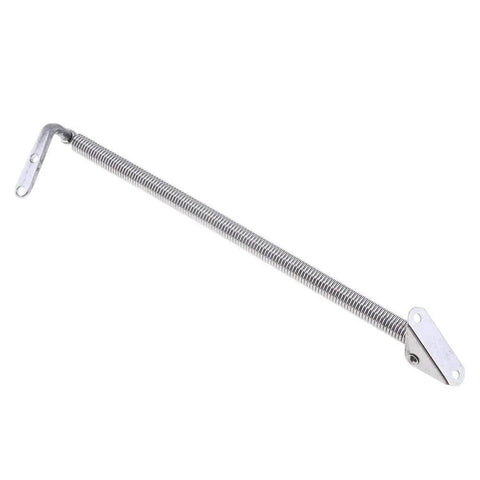 Beefy Heavy Duty Marine Grade Stainless Steel Boat Hatch Lid Spring Adjuster 8-1/4 Inch Porthole Door Hardware angled view
