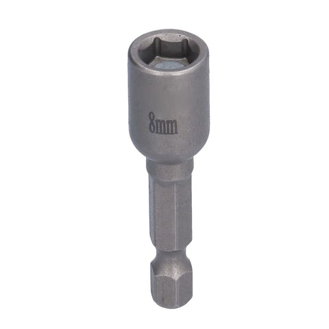 Huge 10pc Magnetic Socket Nut Driver Drill Adapter Set with Powerful Magnets and Alloy Hex Shank For All Your Heavy Duty Screwdriver Bit Kit Needs and Tough Electric Projects Today, 8mm socket
