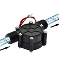 Micro Water Turbine Generator 12V Hydroelectric Power System With G One Half Inch Male Thread for off-grid charging, powers small electronics.