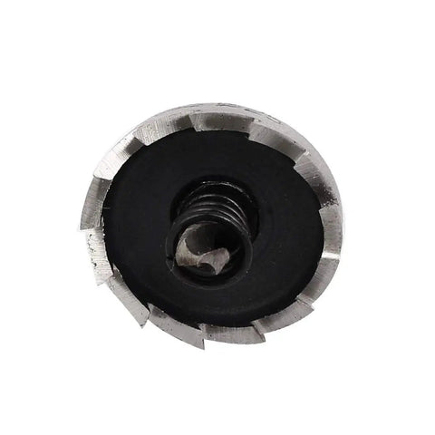 Heavy Duty 25mm Hole Saw Cutter Set With 67mm Length, HSS Spring Loaded Twist Drill Bit, 13mm Cutting Depth, Rugged Teeth Detail