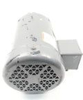 Back view of Single 3-Phase AC Motor Frame 56 3/4 HP 1725 RPM 5/8 in (15.88 mm) Shaft 208-230/460V Sealed ball bearing