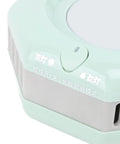 Close-up of the button on the Fast Cool Down Or Heat Electric Cooling Cup 420Ml showing control details and light indicators.