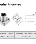 LMK20LUU 20mm Linear Ball Bearings Double Sealed For 20mm Linear Shaft CNC Machines diagram and dimensions