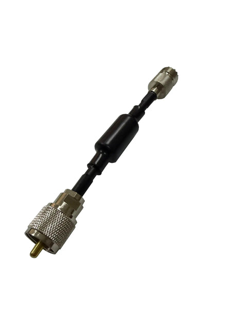 RF Noise Suppression Choke for Amateur Radio Antennas with Built In RFI Filter in coaxial cable design