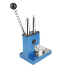 Professional Grade Ring Stretcher And 4 Point Spline Mandrel Tool, Zero Sweat Jewelry Sizing Kit, Heavy Duty blue tools for resizing rings.
