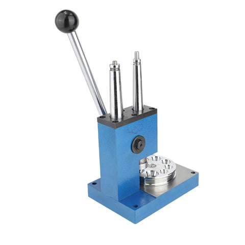 Professional Grade Ring Stretcher And 4 Point Spline Mandrel Tool, Zero Sweat Jewelry Sizing Kit, Heavy Duty blue tools for resizing rings.