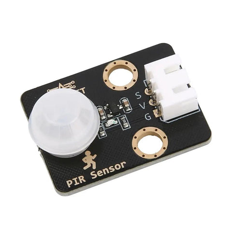 PIR Infrared Motion Sensor Module 3 Pack For Arduino And ESP32 With Easy Plug Cables Grab And Go Body Detection Plug And Play DIY Sensor Kit For Smart Home Projects, black PCB PIR sensor module with white dome lens