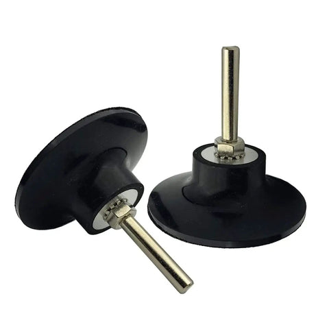 Two Pack 3 Inch Sanding Disc Holder With Quick Change Disc Adapter And One Quarter Inch Shank for polishing and surface prep