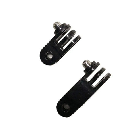 Three Way Adjustable Extension Pivot Arm Mount For Action Cameras Like 11 10 9 8 7 6 5 Black Session 5 4 Long And Short Extensions For Vertical Or Horizontal Angles Durable High-Impact ABS Rugged For Skiing Surfing Racing, black ABS extension arms