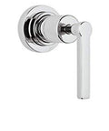 Lombardia Trim For Volume Control And 4 Port Diverter In Polished Chrome Brass Construction Three Quarter Inch Rough In Ready Must Have A4911BO Rough In Valve And R1040R And R1062BO Diverter Kit, showing side view.