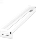 Beefy Adjustable Slab Flattening Jig For Router Sled 48 Inch HDPE Benchtop Mill Slab Jig With Three Height Settings One Inch Two Inch And Two Point Nine Inch Smooth Low Friction Cutting For DIY Woodworking shown from side
