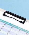 Five Pack A4 File Folders With Double Clip Built In Writing Pad And Archiving Ready Office Organizer For Contracts Docs And Everyday Paperwork Pro Grade Eco Friendly Materials Durable Finish Keeps Papers Safe, black clip on A4 folder