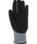Hyperon Blended Work Gloves With Sandy Nitrile Palm For Superior Grip That Sticks All Day And Comfort ANSI A3 Cut Resistance 15 Gauge