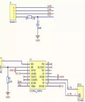 Circuit diagram for Two Pack Ultrasonic Distance Sensor Module With 3V To Five Point Five Volts Wide Voltage 2cm To 450cm Range