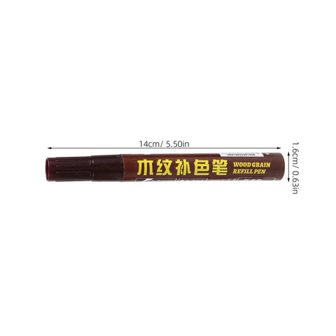 5 Piece Wood Repair Markers Touch Up Kit For Furniture Floors And Cabinets With 5 Colors Scratch Repair Pens For Tables