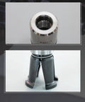 Precision Spindle Pull Claw With 90 Degree Pull Stud One Piece Design For Cnc Tool Changer showing threaded interior and claw details.