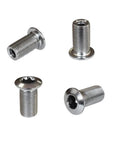Steel bolts from Chainring Bolts Kit For Road Bikes And MTB, 5 Pcs Per Size For Single Double And Triple Chainrings, Includes 10 Washers.