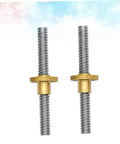 Durable Stainless Steel Lead Screw With Nut 300mm For 3D Printers And Stepper Motors Anti Backlash T8 Lead Screw Kit