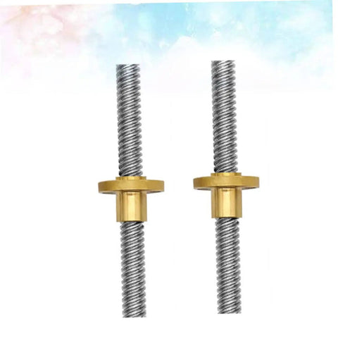 Durable Stainless Steel Lead Screw With Nut 300mm For 3D Printers And Stepper Motors Anti Backlash T8 Lead Screw Kit