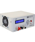 Beefy Pro Grade Battery Capacity Tester For Cars With Dual Voltage And Current Channels, LCD Readout, metal casing, front view