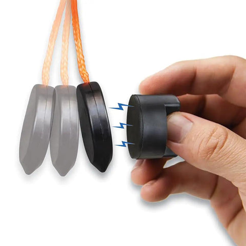 Magnetic Wire And Cable Pulling System Pro Grade Electrician Tool With Leader Pull Swivel Eyelet Non Marring Nylon Leader