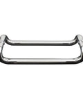 Brushed Stainless Steel Round Tube Door Push Pull Handle for Glass Frame Sliding Doors, Anti Rust and High Hardness, 600mm