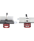 Heavy Duty Router Lift System With Aluminum Base Plate Precision Lifting Kit For Woodworking Trimming Engraving Slotting offers smooth micro adjustments.