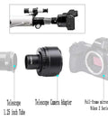Telescope Camera Adapter Mount For Nikon Z Series Full-Frame Mirrorless With 1.25 Inch T Adapter setup illustration