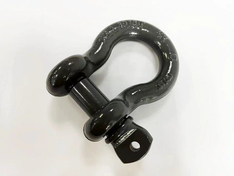 Beefy 5 Ton Aluminum Hitch Receiver Kit With Bow Shackle, Pin With R Clip, And Winch Accessories, 6061 Alloy, 11,000 Lbs WLL