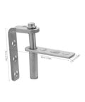 Beefy Heavy Duty Stainless Steel Self Closing Pivot Hinge For Bidirectional Double Swing Doors And Louvers Ideal For Busy Bars Cafes Saloon Doors And Commercial Spaces, 7cm x 8cm